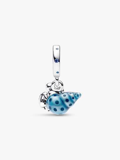 Im Dunkeln leuchtender Einsiedlerkrebs-Dangle Charm – Sterlingsilber Im Dunkeln leuchtender Einsiedlerkrebs-Dangle Charm – Sterlingsilber