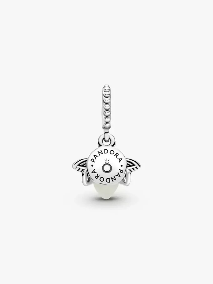 Im Dunkeln leuchtender „Firefly“-Dangle Charm aus Sterlingsilber Im Dunkeln leuchtender „Firefly“-Dangle Charm aus Sterlingsilber