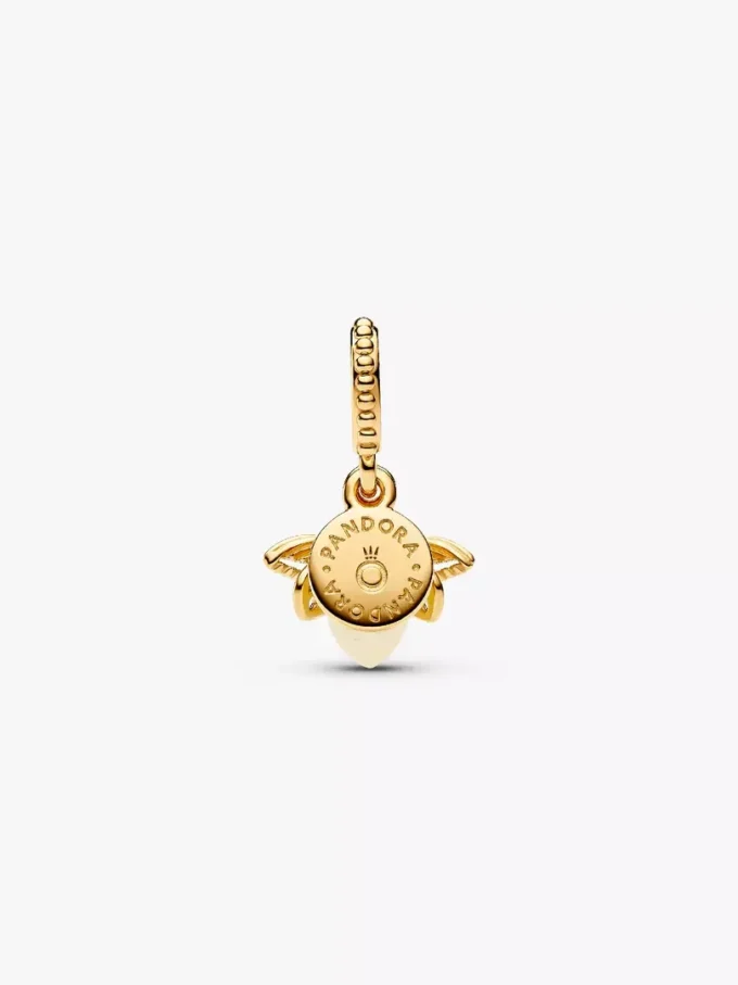Im Dunkeln leuchtender Glühwürmchen-Dangle Charm, 14-karätig vergoldet Im Dunkeln leuchtender Glühwürmchen-Dangle Charm, 14-karätig vergoldet