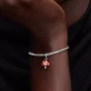 Im Dunkeln leuchtender Pilz-Dangle Charm aus Sterlingsilber Im Dunkeln leuchtender Pilz-Dangle Charm aus Sterlingsilber