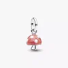 Im Dunkeln leuchtender Pilz-Dangle Charm aus Sterlingsilber Im Dunkeln leuchtender Pilz-Dangle Charm aus Sterlingsilber
