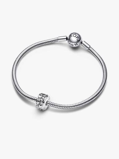Infinite Hearts Sparkling Clip Charm – Sterlingsilber Infinite Hearts Sparkling Clip Charm – Sterlingsilber