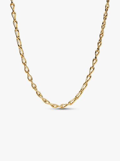 Infinity Chain Halskette – 14 Karat vergoldet Infinity Chain Halskette – 14 Karat vergoldet