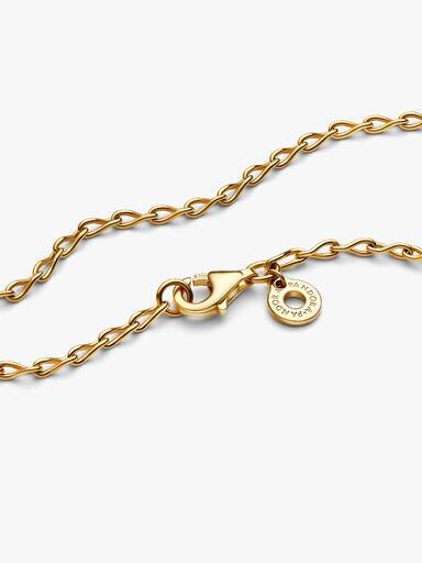 Infinity Chain Halskette – 14 Karat vergoldet Infinity Chain Halskette – 14 Karat vergoldet