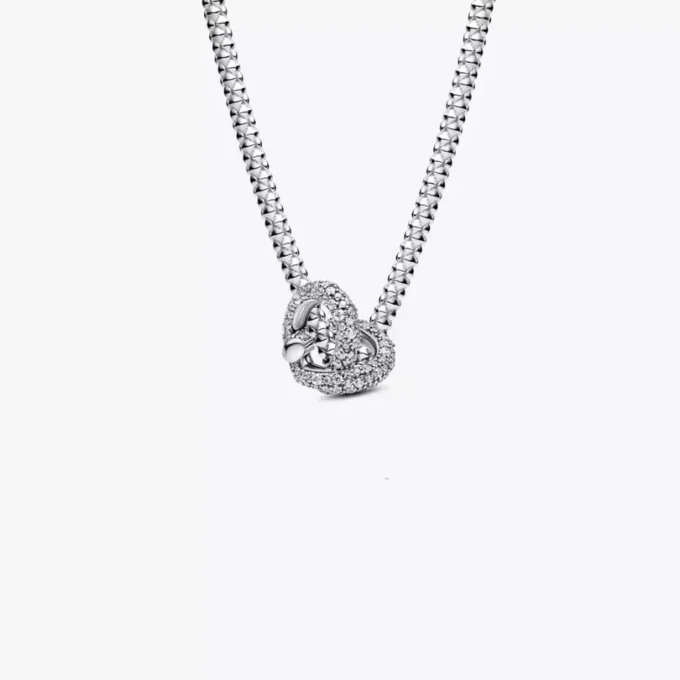 Infinity Heart Halsketten-Set, 2er-Set