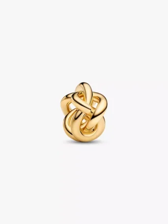 Infinity-Knoten-Charm, 14-karätig vergoldet