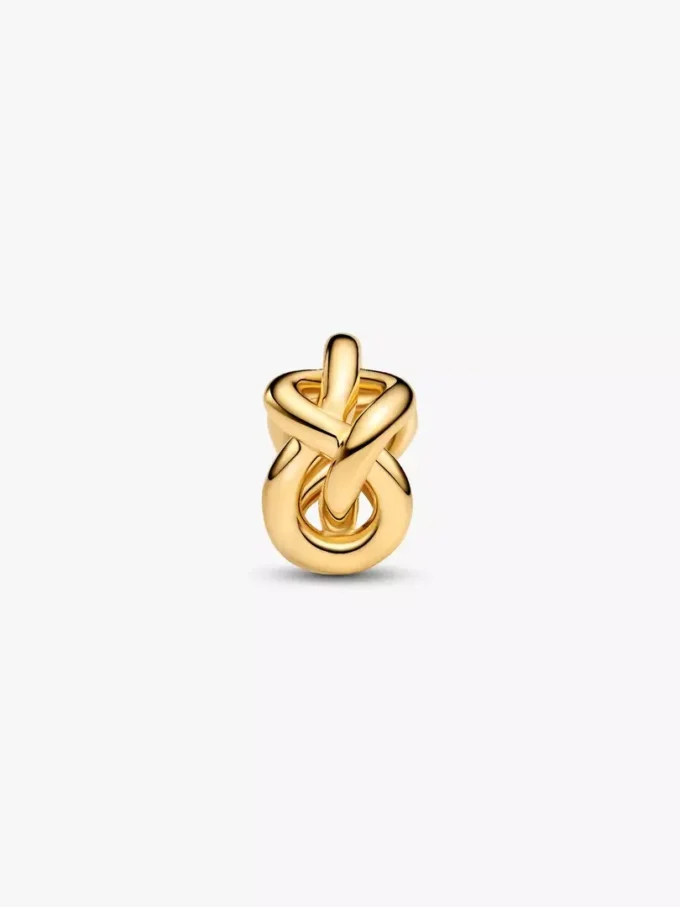 Infinity-Knoten-Charm, 14-karätig vergoldet Infinity-Knoten-Charm, 14-karätig vergoldet
