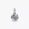 Infinity-Schlangenmedaillon-Charm aus Sterlingsilber