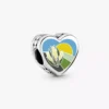 Iowa-Herz-Charm aus Sterlingsilber Iowa-Herz-Charm aus Sterlingsilber