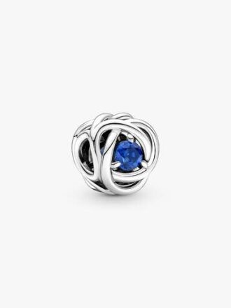 „July True Red Eternity Circle“-Charm – Sterlingsilber „July True Red Eternity Circle“-Charm – Sterlingsilber