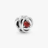 Dezember-Charm „Turquoise Blue Eternity Circle“ – Sterlingsilber