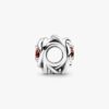 Dezember-Charm „Turquoise Blue Eternity Circle“ – Sterlingsilber