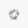Dezember-Charm „Turquoise Blue Eternity Circle“ – Sterlingsilber