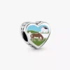 Kentucky-Herz-Charm aus Sterlingsilber Kentucky-Herz-Charm aus Sterlingsilber