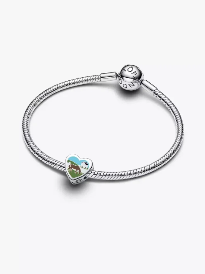 Kentucky-Herz-Charm aus Sterlingsilber Kentucky-Herz-Charm aus Sterlingsilber