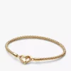 Kettenarmband mit Nieten, 14 Karat vergoldet Kettenarmband mit Nieten, 14 Karat vergoldet