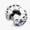 Klarer & blauer funkelnder Clip Charm – Sterlingsilber Klarer & blauer funkelnder Clip Charm – Sterlingsilber