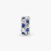 Klarer & blauer funkelnder Clip Charm – Sterlingsilber Klarer & blauer funkelnder Clip Charm – Sterlingsilber