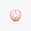 Klarer Pavé-Clip Charm, 14 Karat Roségold-Beschichtung Klarer Pavé-Clip Charm, 14 Karat Roségold-Beschichtung