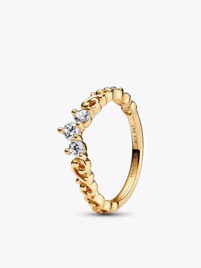 Regal Swirl Tiara-Ring, 14 Karat vergoldet Regal Swirl Tiara-Ring, 14 Karat vergoldet