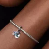 Kolibri-Dangle Charm aus Sterlingsilber Kolibri-Dangle Charm aus Sterlingsilber