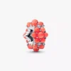 Korallenfarbener Ozean-Charm aus Sterlingsilber Korallenfarbener Ozean-Charm aus Sterlingsilber