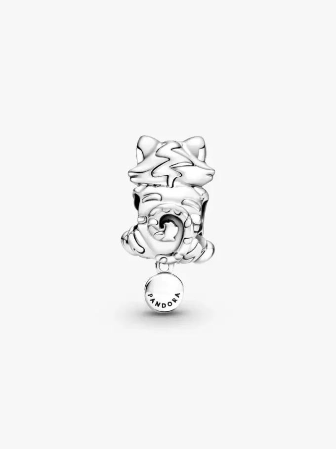 Kätzchen- und Wollknäuel-Charm aus Sterlingsilber Kätzchen- und Wollknäuel-Charm aus Sterlingsilber
