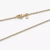 Kugelkette, 14 Karat vergoldet Kugelkette, 14 Karat vergoldet