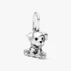 Labrador-Welpen-Dangle Charm aus Sterlingsilber Labrador-Welpen-Dangle Charm aus Sterlingsilber