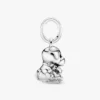 Labrador-Welpen-Dangle Charm aus Sterlingsilber Labrador-Welpen-Dangle Charm aus Sterlingsilber