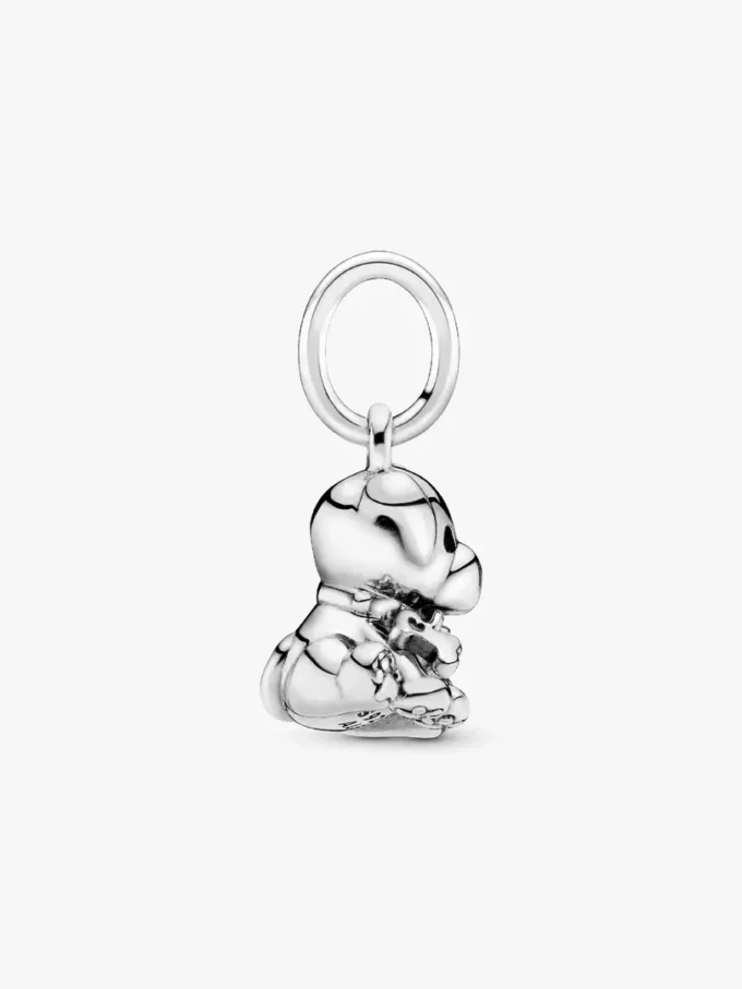 Labrador-Welpen-Dangle Charm aus Sterlingsilber Labrador-Welpen-Dangle Charm aus Sterlingsilber