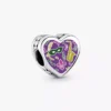 Louisiana-Herz-Charm aus Sterlingsilber