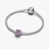 Louisiana-Herz-Charm aus Sterlingsilber
