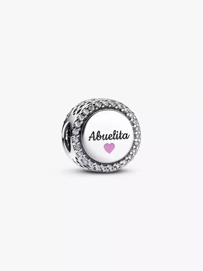 Love Abuelita gravierbarer Charm aus Sterlingsilber Love Abuelita gravierbarer Charm aus Sterlingsilber