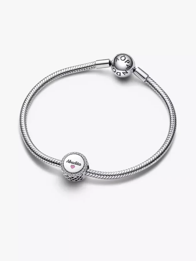 Love Abuelita gravierbarer Charm aus Sterlingsilber Love Abuelita gravierbarer Charm aus Sterlingsilber
