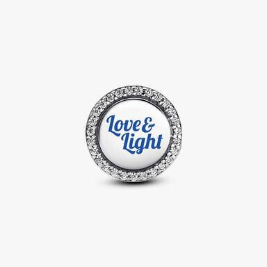 Love and Light Menorah-Charm Love and Light Menorah-Charm