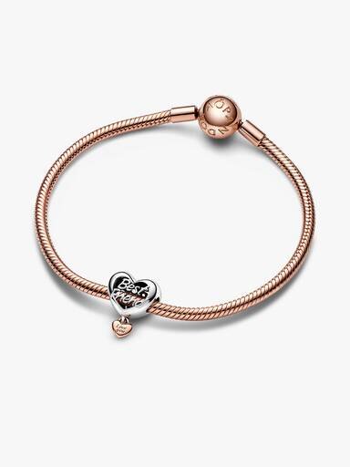 „Love You Best Friend“-Herz-Charm – Sterlingsilber, 14-karätige Roségoldbeschichtung „Love You Best Friend“-Herz-Charm – Sterlingsilber, 14-karätige Roségoldbeschichtung
