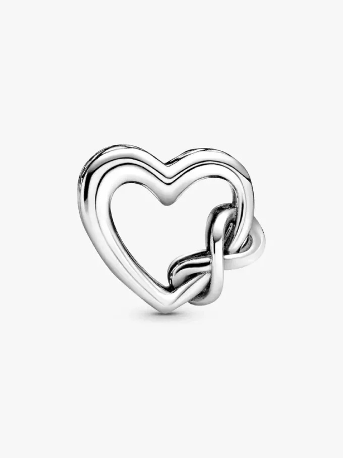 „Love you mom“ Infinity-Herz-Charm aus Sterlingsilber