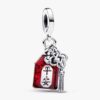 Lucky Amulet Double Dangle Charm – Sterlingsilber Lucky Amulet Double Dangle Charm – Sterlingsilber