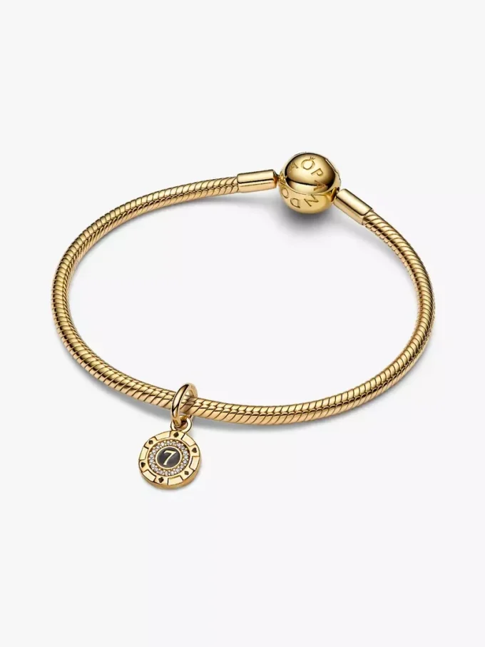 Lucky Chip Dangle Charm, 14 Karat vergoldet Lucky Chip Dangle Charm, 14 Karat vergoldet