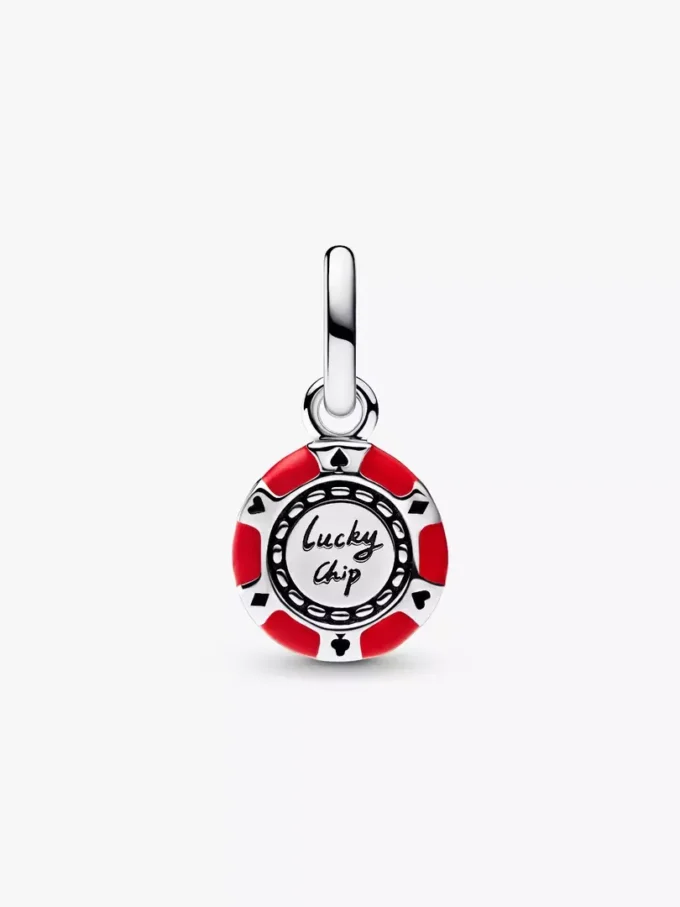 Lucky Chip Dangle Charm aus Sterlingsilber Lucky Chip Dangle Charm aus Sterlingsilber