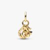 Lucky Clover, Wishbone & Horseshoe Dangle Charm – 14 Karat Gold Lucky Clover, Wishbone & Horseshoe Dangle Charm – 14 Karat Gold