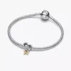 Lucky Star & Heart Charm aus Sterlingsilber, 14 Karat vergoldet Lucky Star & Heart Charm aus Sterlingsilber, 14 Karat vergoldet