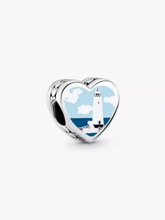 Maine-Herz-Charm aus Sterlingsilber