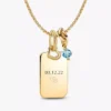 March gravierbares Dangle Charm-Set, 3er-Set March gravierbares Dangle Charm-Set, 3er-Set