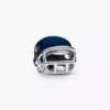 Marineblauer Football-Helm-Charm aus Sterlingsilber Marineblauer Football-Helm-Charm aus Sterlingsilber