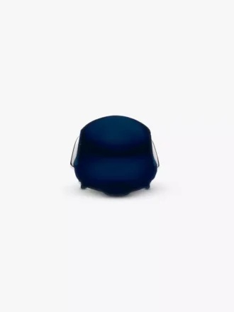Marineblauer Football-Helm-Charm aus Sterlingsilber