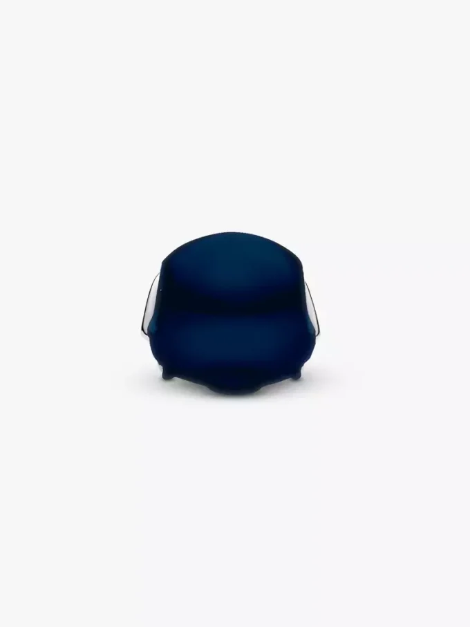 Marineblauer Football-Helm-Charm aus Sterlingsilber Marineblauer Football-Helm-Charm aus Sterlingsilber