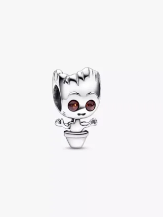 Marvel Guardians of the Galaxy Dancing Groot Charm aus Sterlingsilber