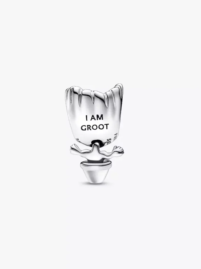 Marvel Guardians of the Galaxy Dancing Groot Charm aus Sterlingsilber Marvel Guardians of the Galaxy Dancing Groot Charm aus Sterlingsilber
